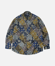 DIAMOND PATCHWORK RELAX SHIRT _ MIX