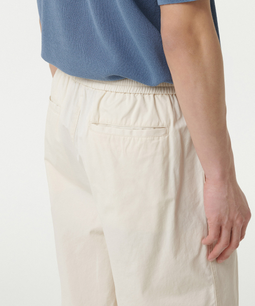 MUSINSA STANDARD（ムシンサスタンダード）の「コットンワンタックワイドバンディングショーツ[クリーム]（その他パンツ・メンズ・その他・26/28/36/34/32/30）」の6枚目の写真