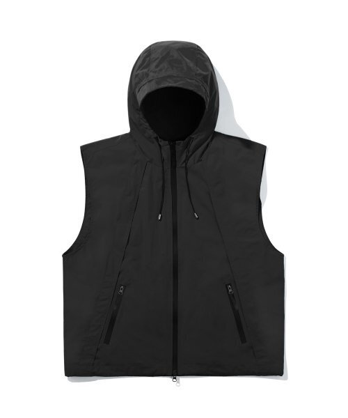 TRILLION(トリリオン)の「ディビジョンナイロンフード集業ベスト(BLACK)(ベスト・レディース・その他・MEDIUM/LARGE)」の4枚目の写真
