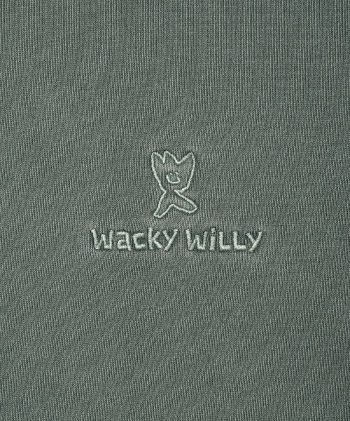 Wacky WiLLy(ワッキーウィリー)の「ピグメントフードジップアップグリーン(パーカー・レディース・その他・SMALL/MEDIUM/LARGE/X-LARGE/X-SMALL)」の5枚目の写真