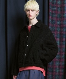 《UNISEX》【Italian Dead Stock Fabric】Prime-Over Trucker Jacket/プライムオーバートラッカージャケット【MAISON SPECIAL/メゾンスペシャル】