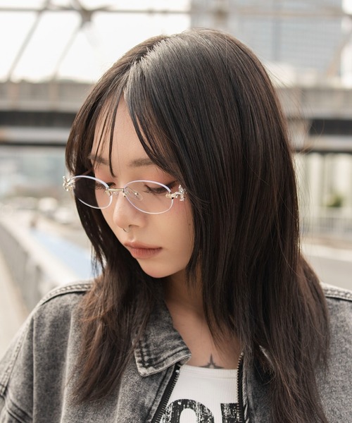 WEGO(ウィゴー)の「WEGO/チャームリムレスアイウェア(メガネ・レディース・その他1/その他2/その他4/その他3・FREE)」の17枚目の写真
