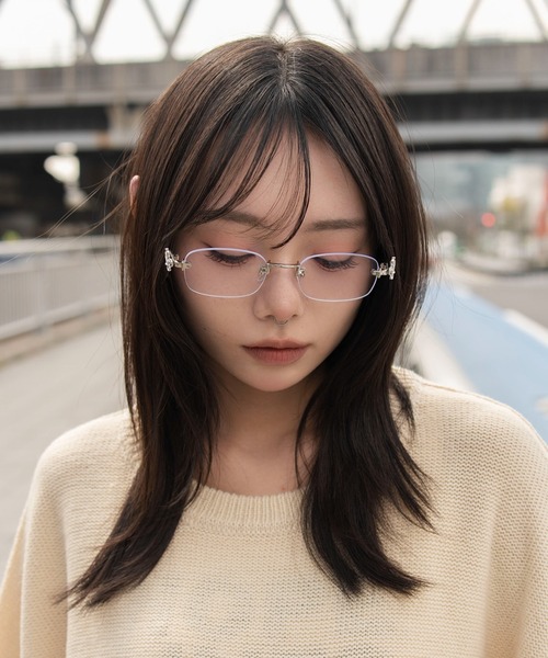 WEGO(ウィゴー)の「WEGO/チャームリムレスアイウェア(メガネ・レディース・その他1/その他2/その他4/その他3・FREE)」の18枚目の写真