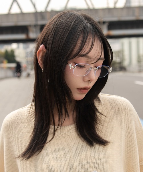 WEGO(ウィゴー)の「WEGO/チャームリムレスアイウェア(メガネ・レディース・その他1/その他2/その他4/その他3・FREE)」の19枚目の写真