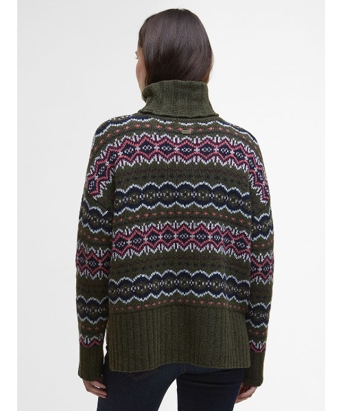 Barbour(バブアー)の「Helen フェアアイル タートルネック ニット(ニット/セーター・レディース・オリーブ/グレー・8/6)」の10枚目の写真