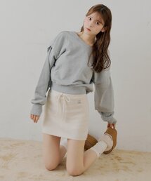 Chico（チコ）の「【セットアップ対応】ニットタイトミニスカート（スカート）」