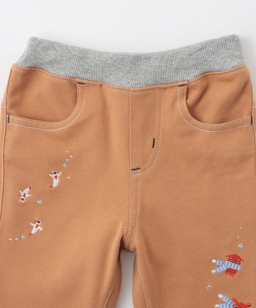 kladskap（クレードスコープ）の「【蓄光】深海魚裾折り返しロング丈ストレートパンツ（その他パンツ・キッズ・キャメル/ネイビー・130cm/120cm/110cm/100cm/90cm）」の4枚目の写真