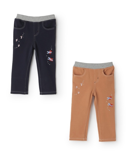 kladskap（クレードスコープ）の「【蓄光】深海魚裾折り返しロング丈ストレートパンツ（その他パンツ・キッズ・キャメル/ネイビー・130cm/120cm/110cm/100cm/90cm）」の17枚目の写真