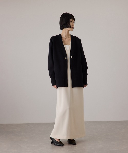 サステナブル】マルチwayリボンミドルカーディガン（カーディガン