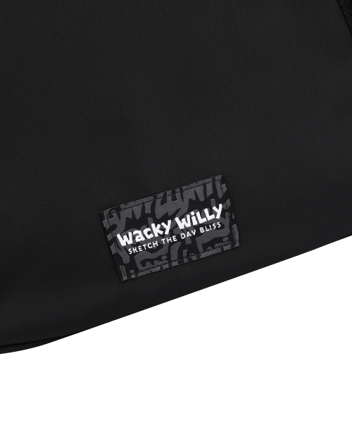 Wacky WiLLy(ワッキーウィリー)の「コーデュラウェビングクロスバッグブラック(メッセンジャーバッグ・レディース・その他・F)」の6枚目の写真