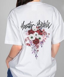 MONSTER REPUBLIC（モンスターリパブリック）の「ムーブメントフラワーメルローレッドTシャツホワイト（Tシャツ/カットソー）」