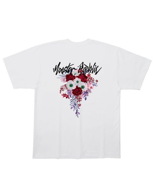 MONSTER REPUBLIC(モンスターリパブリック)の「ムーブメントフラワーメルローレッドTシャツホワイト(Tシャツ/カットソー・レディース・その他・X-LARGE/LARGE/MEDIUM/SMALL)」の3枚目の写真