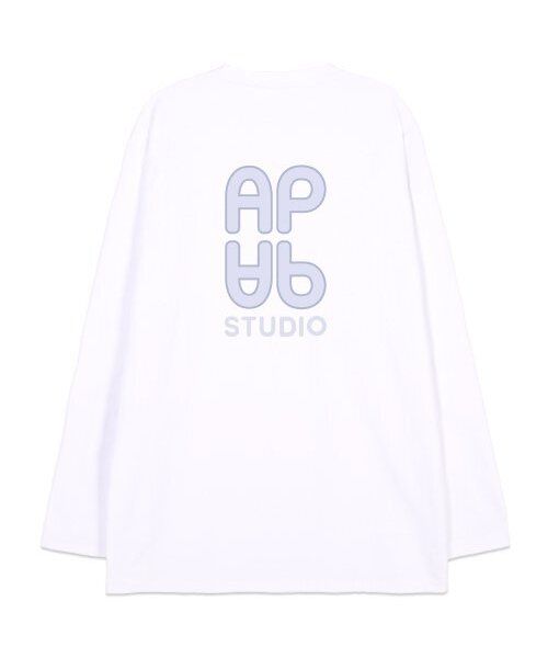 ASTRAL PROJECTION(アストラルプロジェクション)の「エイピーエイピー オーバーサイズ ロングスリーブTシャツ_ホワイト(Tシャツ/カットソー・メンズ・その他・LARGE/MEDIUM/X-LARGE/XX-LARGE)」の1枚目の写真