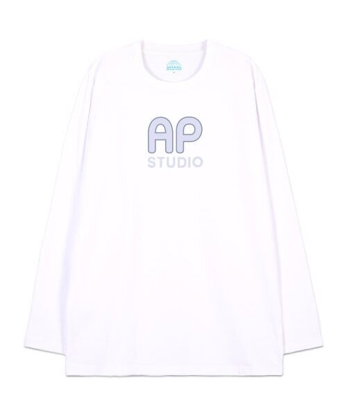 ASTRAL PROJECTION(アストラルプロジェクション)の「エイピーエイピー オーバーサイズ ロングスリーブTシャツ_ホワイト(Tシャツ/カットソー・メンズ・その他・LARGE/MEDIUM/X-LARGE/XX-LARGE)」の2枚目の写真