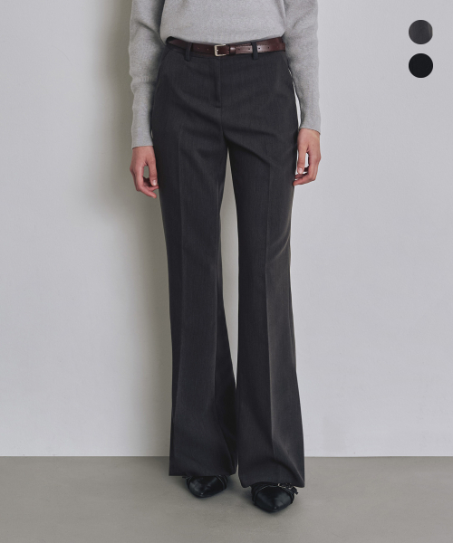 COSTUME O’CLOCK(コスチュームオクロック)の「セミブーツカットスラックスチャコール COWPT001CHARCOAL(スラックス・レディース・その他・SMALL/MEDIUM/LARGE)」の1枚目の写真