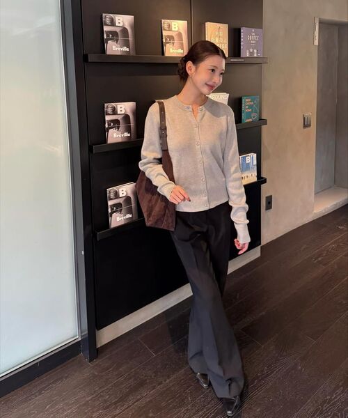 COSTUME O’CLOCK(コスチュームオクロック)の「セミブーツカットスラックスチャコール COWPT001CHARCOAL(スラックス・レディース・その他・SMALL/MEDIUM/LARGE)」の11枚目の写真