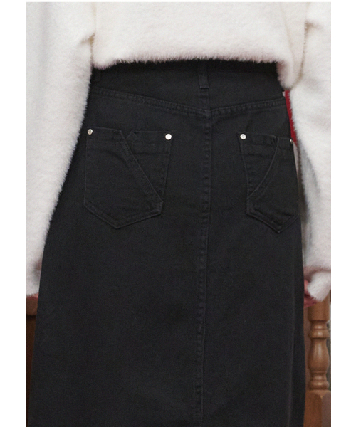 MICANE（ミケーネ）の「マフィンフリンジHラインスカート（スカート・レディース・ブラウン/ブラック・X-SMALL/SMALL/MEDIUM/LARGE/X-LARGE/XX-LARGE）」の4枚目の写真