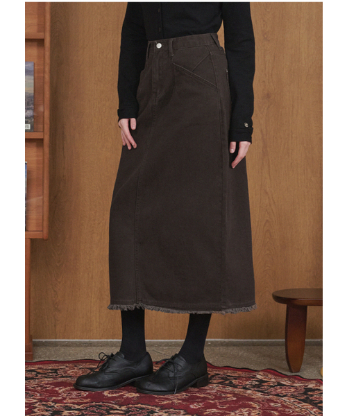 MICANE（ミケーネ）の「マフィンフリンジHラインスカート（スカート・レディース・ブラウン/ブラック・X-SMALL/SMALL/MEDIUM/LARGE/X-LARGE/XX-LARGE）」の11枚目の写真