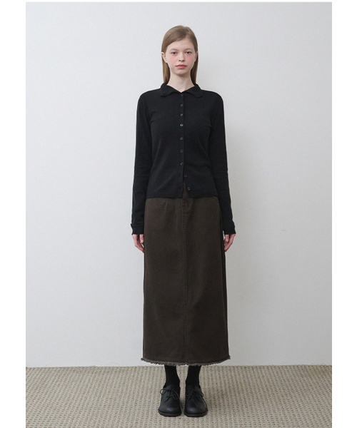 MICANE（ミケーネ）の「マフィンフリンジHラインスカート（スカート・レディース・ブラウン/ブラック・X-SMALL/SMALL/MEDIUM/LARGE/X-LARGE/XX-LARGE）」の12枚目の写真