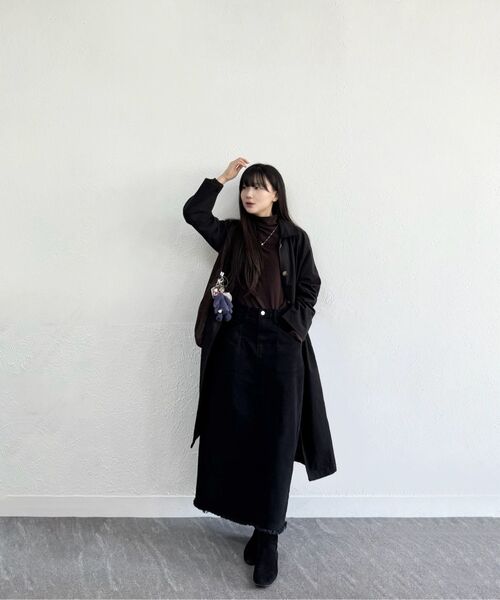 MICANE（ミケーネ）の「マフィンフリンジHラインスカート（スカート・レディース・ブラウン/ブラック・X-SMALL/SMALL/MEDIUM/LARGE/X-LARGE/XX-LARGE）」の16枚目の写真
