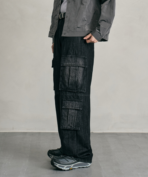 DECET(デケト)の「Multi Pocket Jeans DCPT058BlackA(デニムパンツ・レディース・その他・26/28/30/32/34)」の2枚目の写真