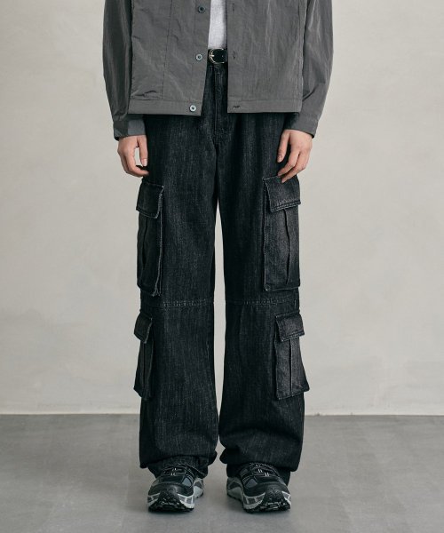 DECET(デケト)の「Multi Pocket Jeans DCPT058BlackA(デニムパンツ・レディース・その他・26/28/30/32/34)」の3枚目の写真