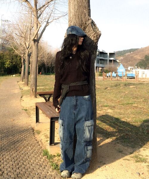 DECET(デケト)の「Multi Pocket Jeans DCPT058BlackA(デニムパンツ・レディース・その他・26/28/30/32/34)」の10枚目の写真