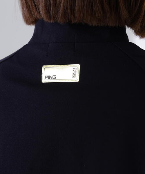 PING（ピン）の「【PING APPAREL】サーモソーラー バックカノコ長袖ハイネックカットソー ＜GOLD＞ (LADIES)（Tシャツ/カットソー・レディース・ブラック/グレー/ホワイト・L/LL/M/S）」の10枚目の写真