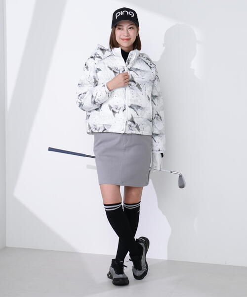 PING（ピン）の「【PING APPAREL】サーモソーラー バックカノコ長袖ハイネックカットソー ＜GOLD＞ (LADIES)（Tシャツ/カットソー・レディース・ブラック/グレー/ホワイト・L/LL/M/S）」の14枚目の写真