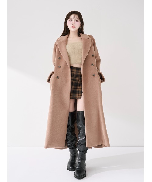 Darich（ダーリッチ）の「アシメレイヤードニットトップス（ニット/セーター・レディース・ベージュ/アイボリー/グレー・FREE）」の13枚目の写真