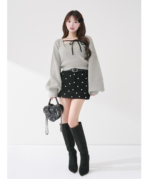 新品　Darich ダーリッチ　アシメレイヤードニットトップス 予約商品】アシメレイヤードニットトップス – Darich (ダーリッチ)