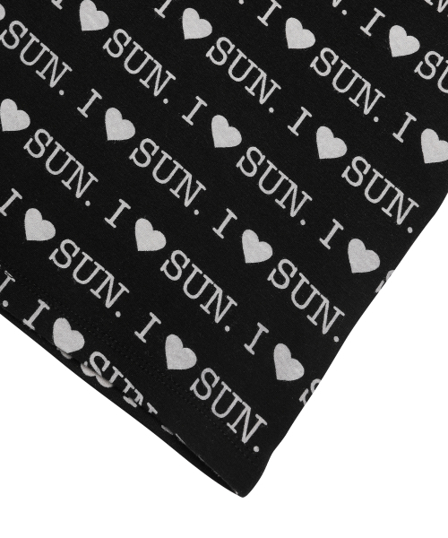 SUNDAY FRUIT MARKET(サンデーフルーツマーケット)の「W) I LOVE SUN TEE BLACK(Tシャツ/カットソー・レディース・その他・SMALL/MEDIUM)」の5枚目の写真