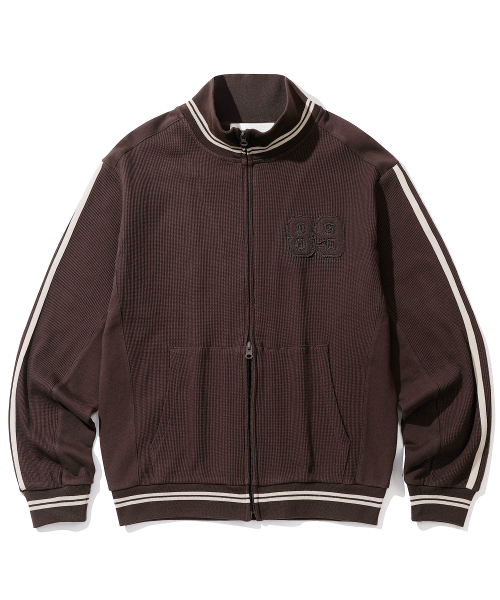 エアフロー ワッフルトラックジャケット [ブラウン]_SEJK022BROWN