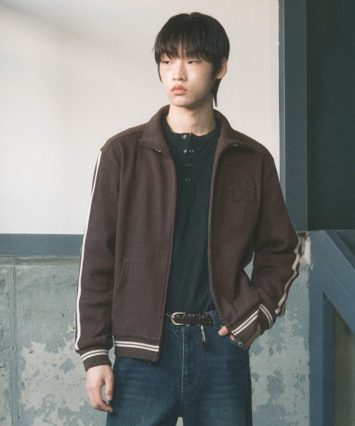 SECONDMONO（セカンドモノローグ）の「エアフロー ワッフルトラックジャケット [ブラウン]_SEJK022BROWN（ナイロンジャケット・メンズ・その他・SMALL/MEDIUM/LARGE/X-SMALL）」の4枚目の写真