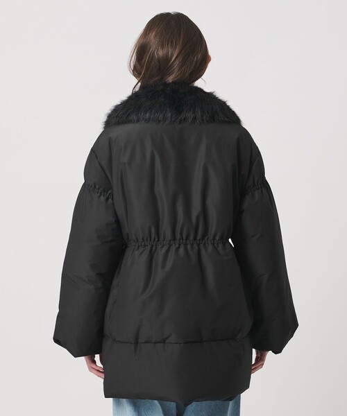 UNITED ARROWS（ユナイテッドアローズ）の「ペプラム ミドル ダウンコート（ダウンジャケット/コート・レディース・ブラック/ダークグレー・38/36）」の16枚目の写真