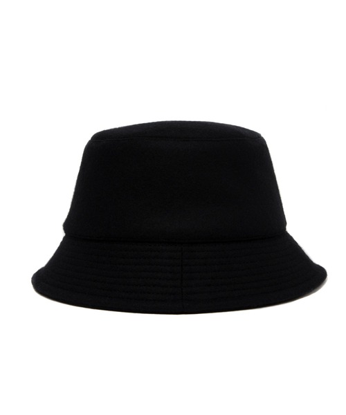 COOTIE PRODUCTIONS（クーティープロダクションズ）の「Wool Melton Bucket Hat（ハット・メンズ・ブラック・LARGE/MEDIUM）」の3枚目の写真