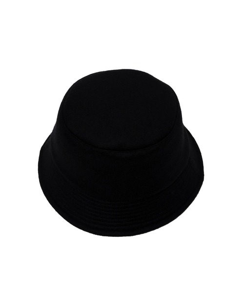 COOTIE PRODUCTIONS（クーティープロダクションズ）の「Wool Melton Bucket Hat（ハット・メンズ・ブラック・LARGE/MEDIUM）」の4枚目の写真