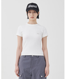 Essential Ringer Short sleeve White / White