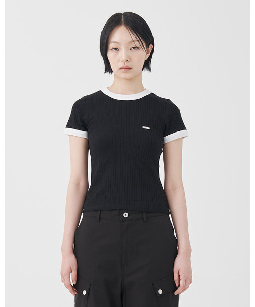 FDR（エフディーアール）の「Essential Ringer Short sleeve White / White（Tシャツ/カットソー・レディース・その他・FREE）」の2枚目の写真