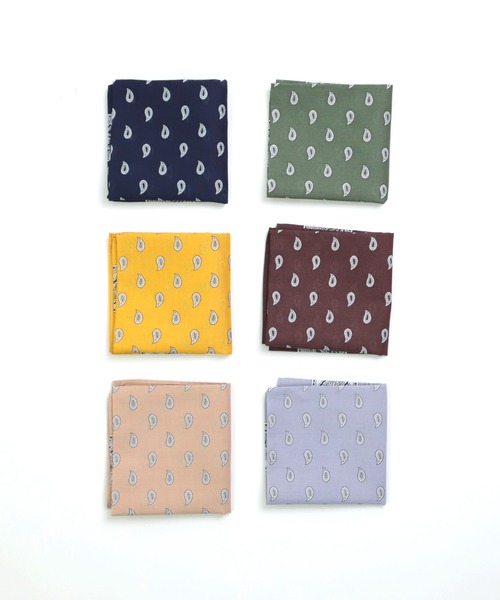 BLUMEL ] PAISLEY 50×50（バンダナ/スカーフ）｜DOMINGO SELECT