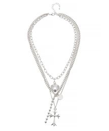 EVRIS | CROSS MOTIF 3連ネックレス(ネックレス)