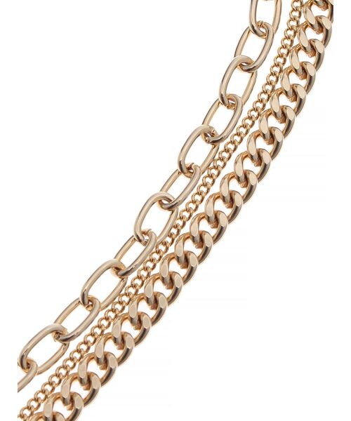 EVRIS（エヴリス）の「CROSS MOTIF 3連ネックレス（ネックレス・レディース・シルバー/ゴールド・FREE）」の9枚目の写真