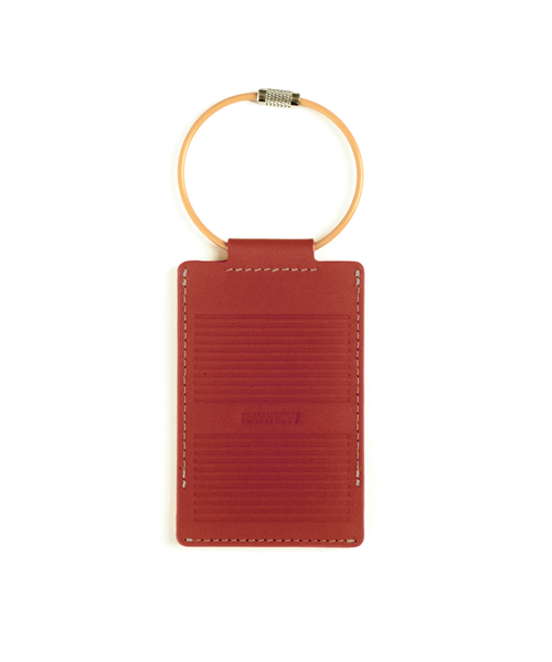 RAWROW（ロウロウ）の「Rレザー名札222 [4色]（チャーム・レディース・ブラック/レッド/オリーブ・FREE）」の3枚目の写真