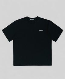 コマサ VANESSA バイオウォッシング染め 半袖Tシャツ_ブラック