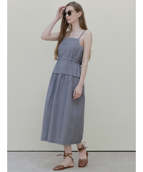 AVANT-G(アバン)の「Stripe Washing Sleeveless Dress - navy(ワンピース・レディース・その他・FREE)」の3枚目の写真