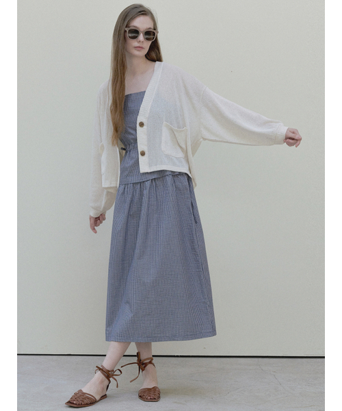 AVANT-G(アバン)の「Stripe Washing Sleeveless Dress - navy(ワンピース・レディース・その他・FREE)」の6枚目の写真