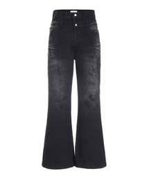 ANOTHERYOUTH（アナザーユース）の「Double Waist Jeans - Washed Black（デニムパンツ）」