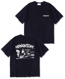 ウェーブサーファー オーバーサイズ 半袖Tシャツ ネイビー