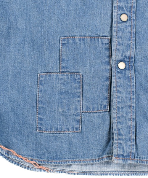 TMT（ティーエムティー）の「【TMT/ティーエムティー】DENIM WESTEN SHIRTS（シャツ/ブラウス・メンズ・インディゴブルー/ライトインディゴブルー・SMALL）」の8枚目の写真