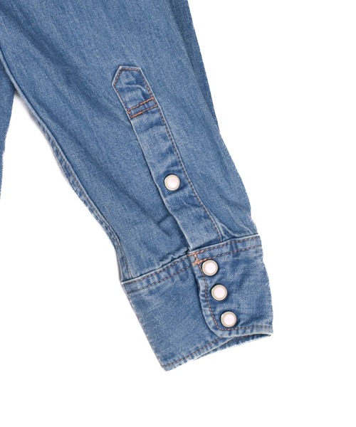 TMT（ティーエムティー）の「【TMT/ティーエムティー】DENIM WESTEN SHIRTS（シャツ/ブラウス・メンズ・インディゴブルー/ライトインディゴブルー・SMALL）」の13枚目の写真